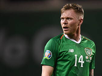 Irish striker Aiden O'Brien si...